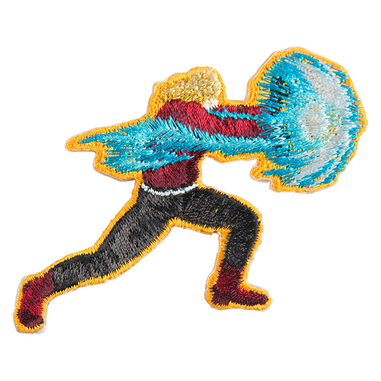 【予約受付中】ストリートファイター 刺繍ステッカー (ストリートファイター6 ケン/outfit3)