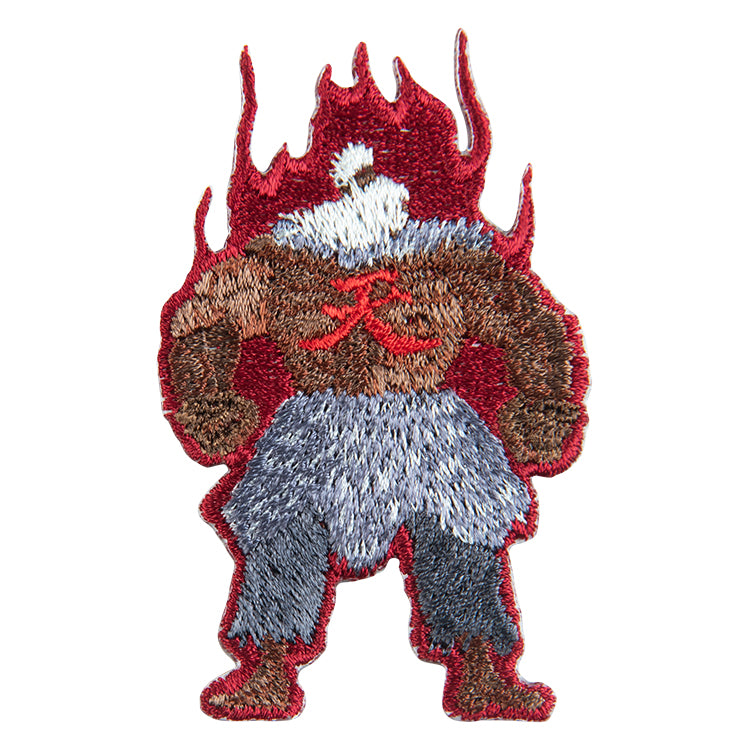 【予約受付中】ストリートファイター 刺繍ステッカー (ストリートファイター6 豪鬼/瞬獄殺)