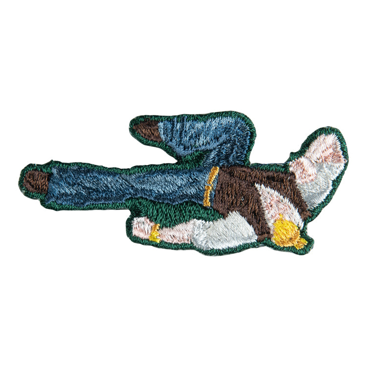 【予約受付中】ストリートファイター 刺繍ステッカー (ストリートファイター6 ガイル/outfit3)