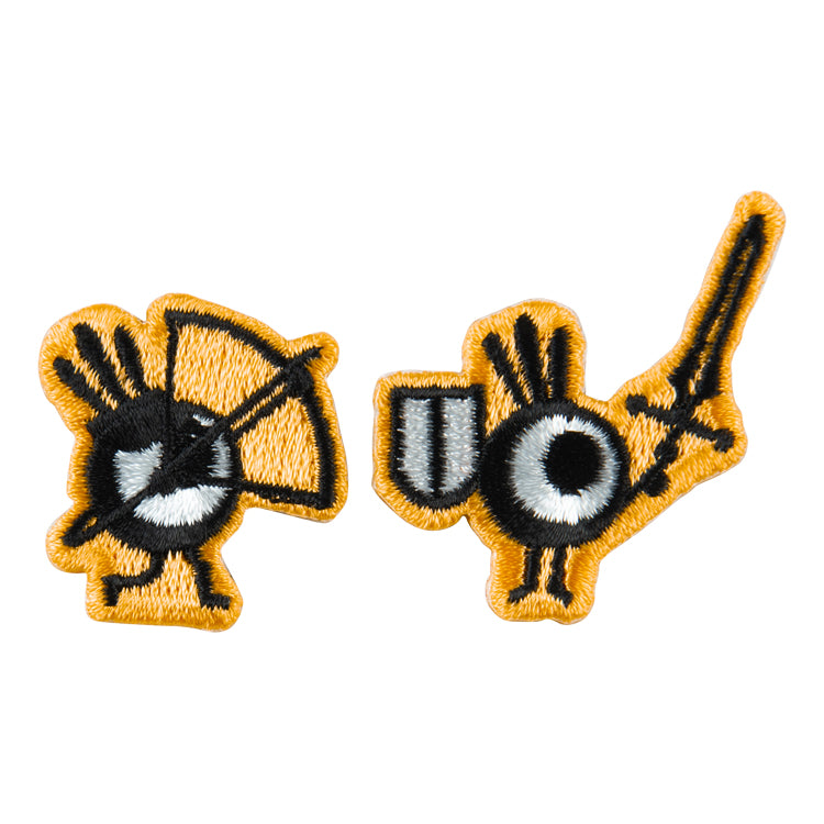 【予約受付中】PATAPON 刺繍ステッカー (PATAPON きばポンセット/ゆみポン&たてポン/パタポンセット/村人セット/ジゴトン&ゴーン) thumbnail 5