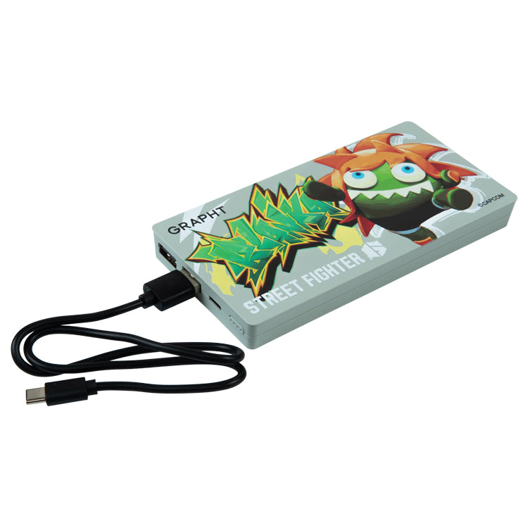 【予約受付中】ストリートファイター モバイルバッテリー (ストリートファイター6 ブランカ) 10,000mAh thumbnail 2