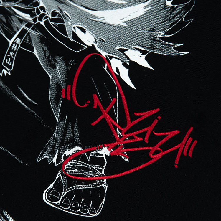【予約受付中】ストリートファイター Battle Canvas Series Tシャツ (ストリートファイター6 リュウ) ブラック thumbnail 5