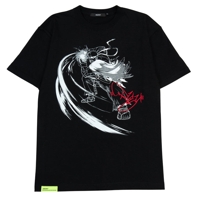 【予約受付中】ストリートファイター Battle Canvas Series Tシャツ (ストリートファイター6 リュウ) ブラック