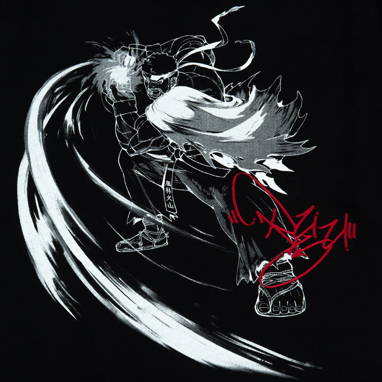 【予約受付中】ストリートファイター Battle Canvas Series Tシャツ (ストリートファイター6 リュウ) ブラック thumbnail 4