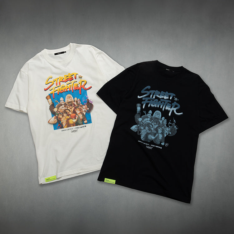 予約受付中】ストリートファイター プリントTシャツ (ストリート