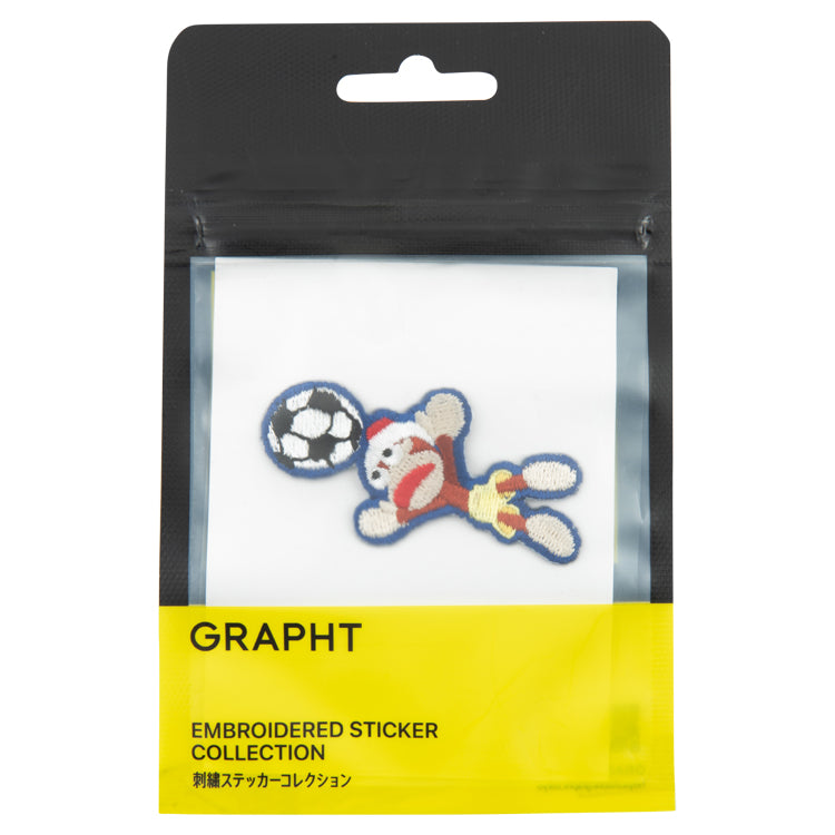 【予約受付中】サルゲッチュ 刺繍ステッカー (サルゲッチュ) サッカー/ラグビー thumbnail 8