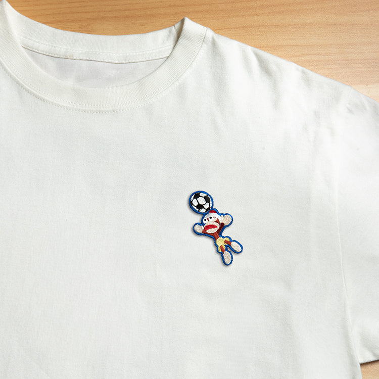 【予約受付中】サルゲッチュ 刺繍ステッカー (サルゲッチュ) サッカー/ラグビー thumbnail 2