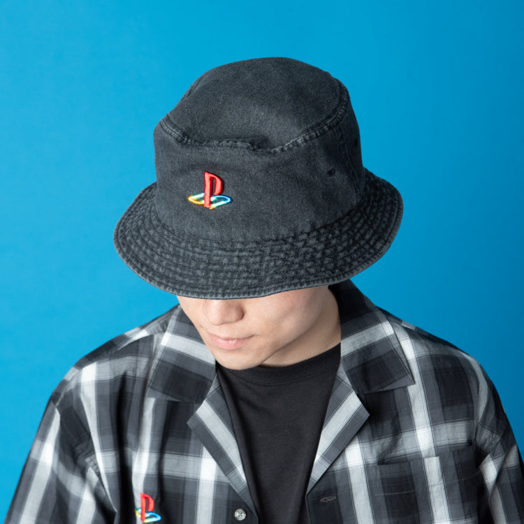 【予約受付中】3D刺繍コットンツイルバケットハット / PlayStation™ thumbnail 3
