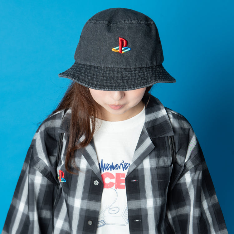 【予約受付中】3D刺繍コットンツイルバケットハット / PlayStation™ thumbnail 4