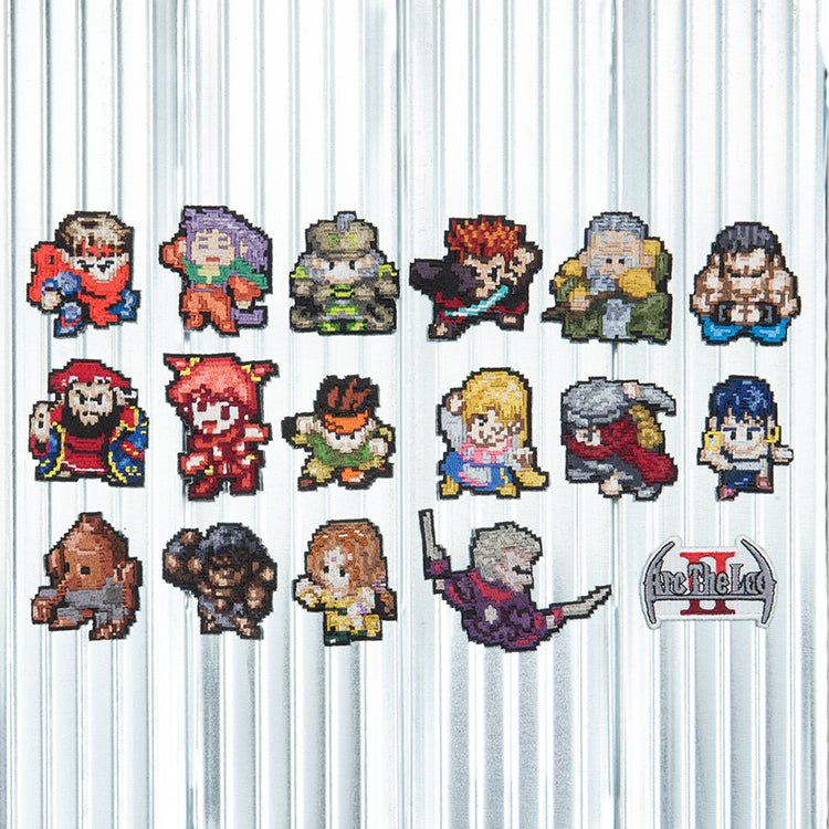 アークザラッド 刺繍ステッカー (アークザラッドⅡ シャンテ/モンジ/ポコ/サニア/シュウ/チョンガラ) thumbnail 2