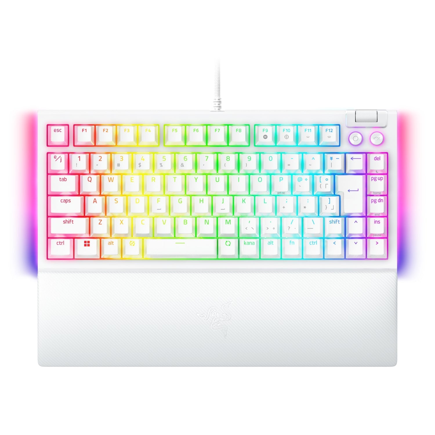 【アウトレット/パッケージ不良品】Razer BlackWidow V4 75% JP White Edition  ブラックウィドウ ブイフォー 75パーセント ジェーピー ホワイト エディション