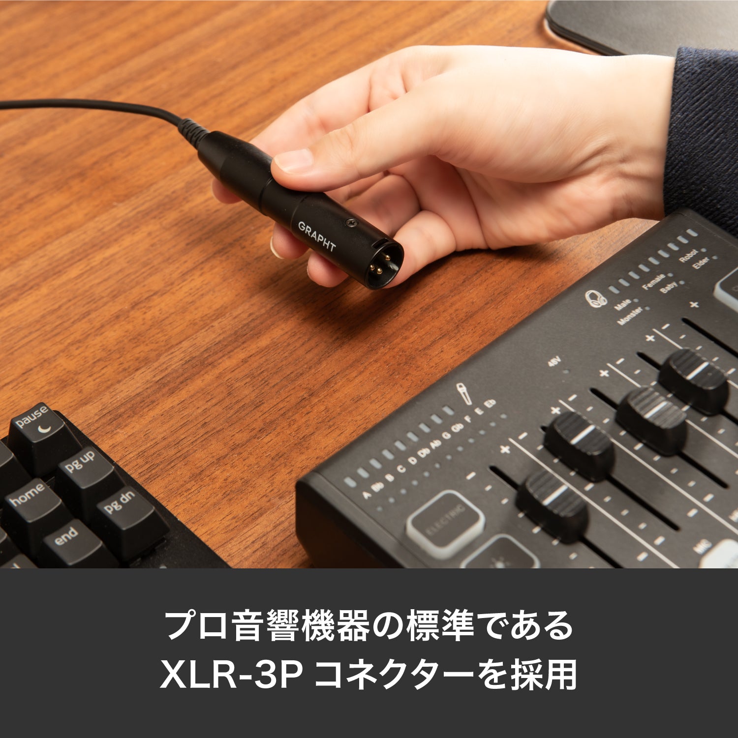 【予約受付中】GRAPHT コンパクトマイク Compact-Mic XLR Streamer Edition コンデンサーマイク thumbnail 6
