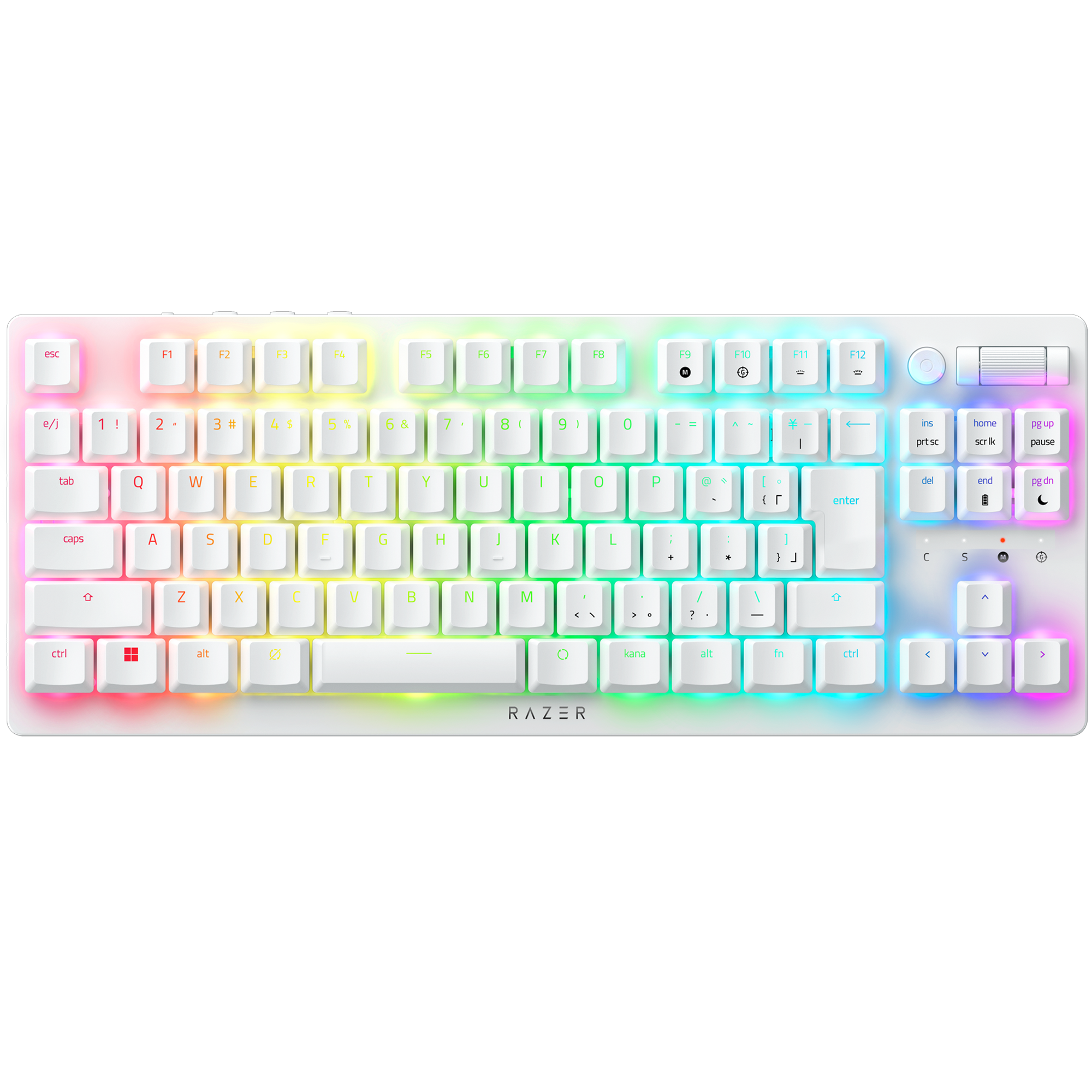 Razer DeathStalker V2 Pro Tenkeyless JP White Edition Linear Optical Switch デスストーカー ブイツー プロ テンキーレス ジェーピー ホワイトエディション リニア オプティカルスイッチ