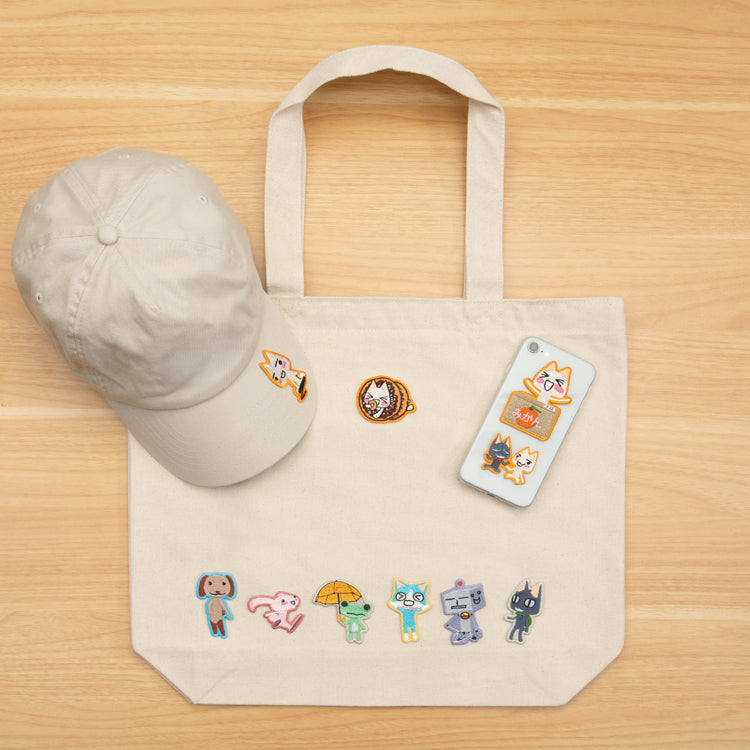 予約受付中】どこでもいっしょ 刺繍ステッカー (どこでもいっしょトロ