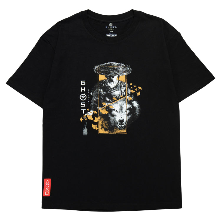 Fanthful Ghost of Yotei Tシャツ(篤之道) ブラック thumbnail 1