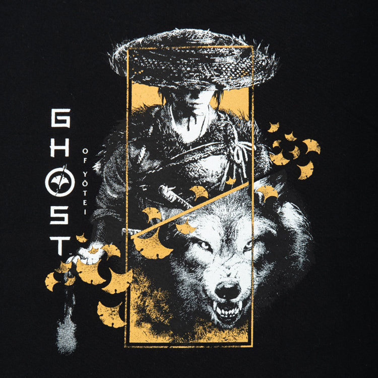 Fanthful Ghost of Yotei Tシャツ(篤之道) ブラック thumbnail 3