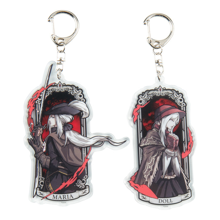 【予約受付中】Fanthful Bloodborne アクリルキーチェーンセット（時計塔のマリア＆人形）