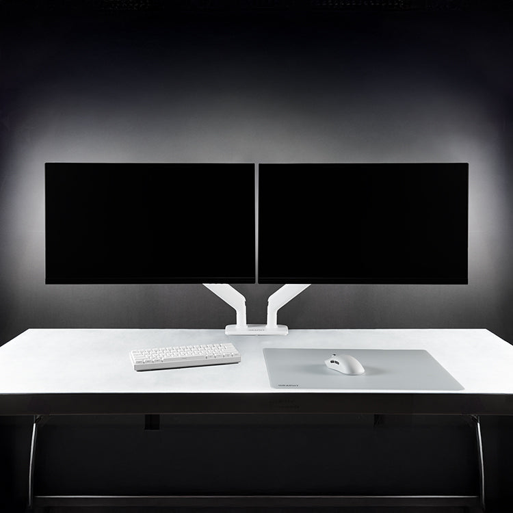 【予約受付中】GRAPHT Dual Monitor Arm Cover for Aero (White/Black) thumbnail 7