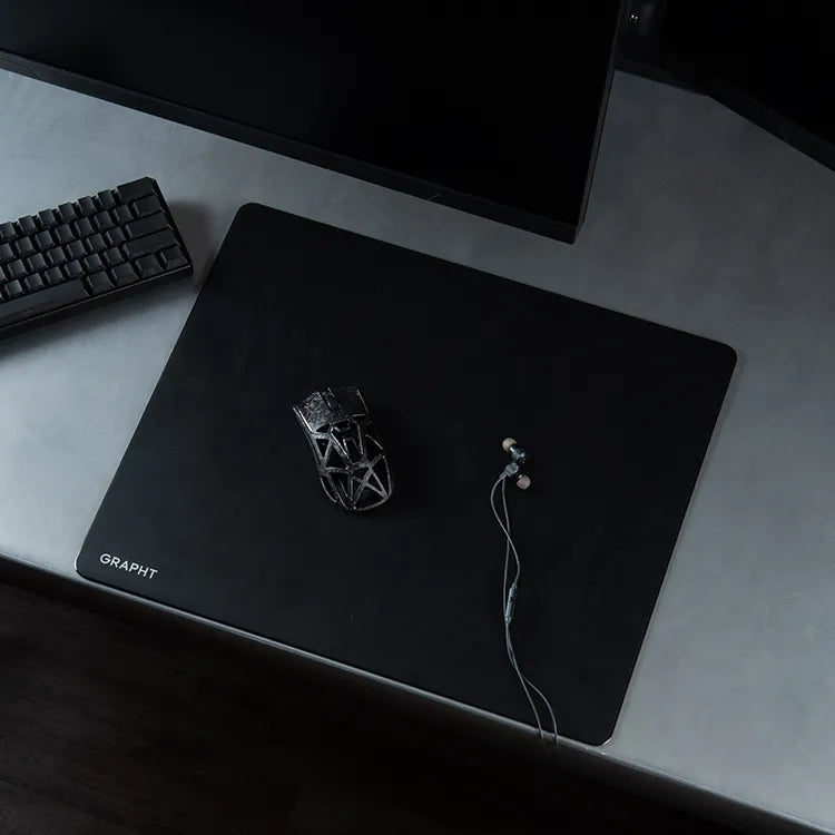 【予約受付中】THE SHOOTER - Glass Mouse Pad Nexus (Black/White) thumbnail 16