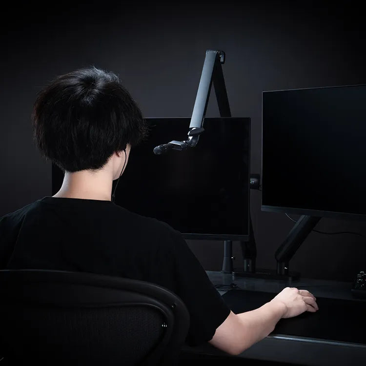 【予約受付中】GRAPHT Over Monitor Microphone Arm (Black/Pure White)　マイクアーム thumbnail 4