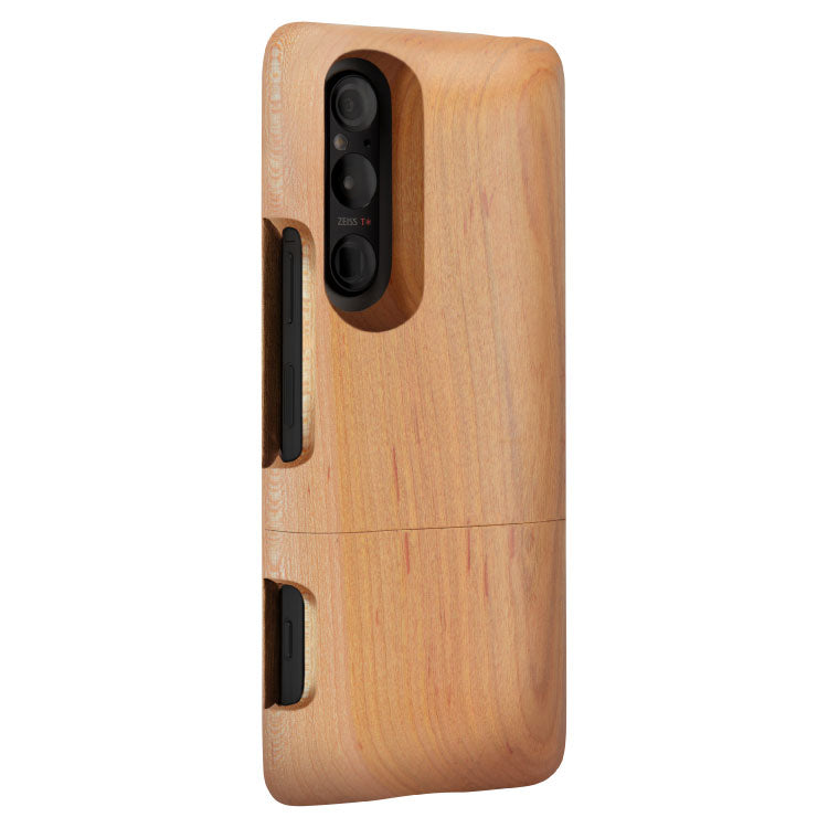 Real Wood Case for Xperia 1 V / 1 IV プレーン
