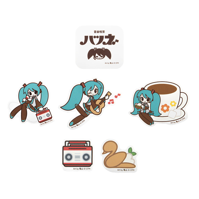 【予約受付中】初音ミク ステッカーセット (初音ミク Art by 亀山)
