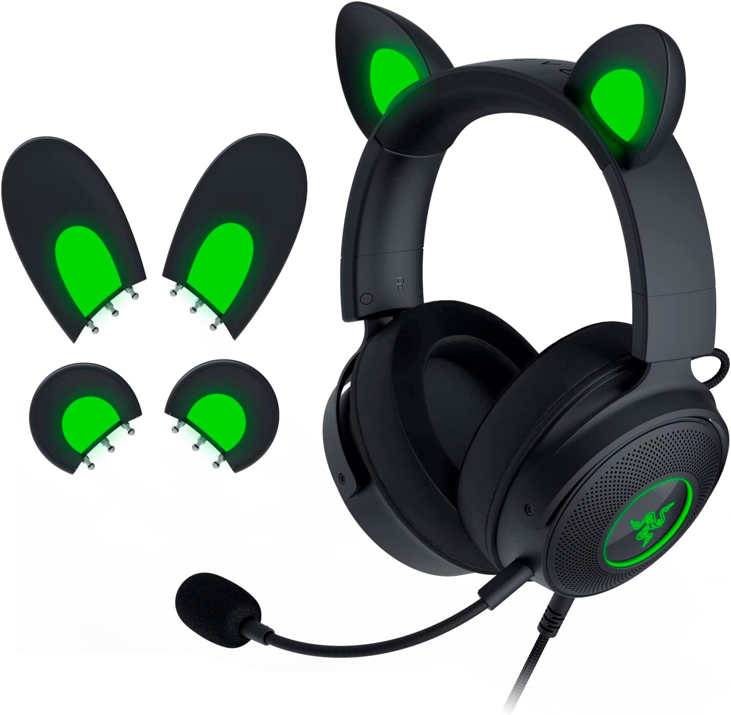 Razer Kraken Kitty V2 Pro Black クラーケン キティー ブイツープロ ブラック