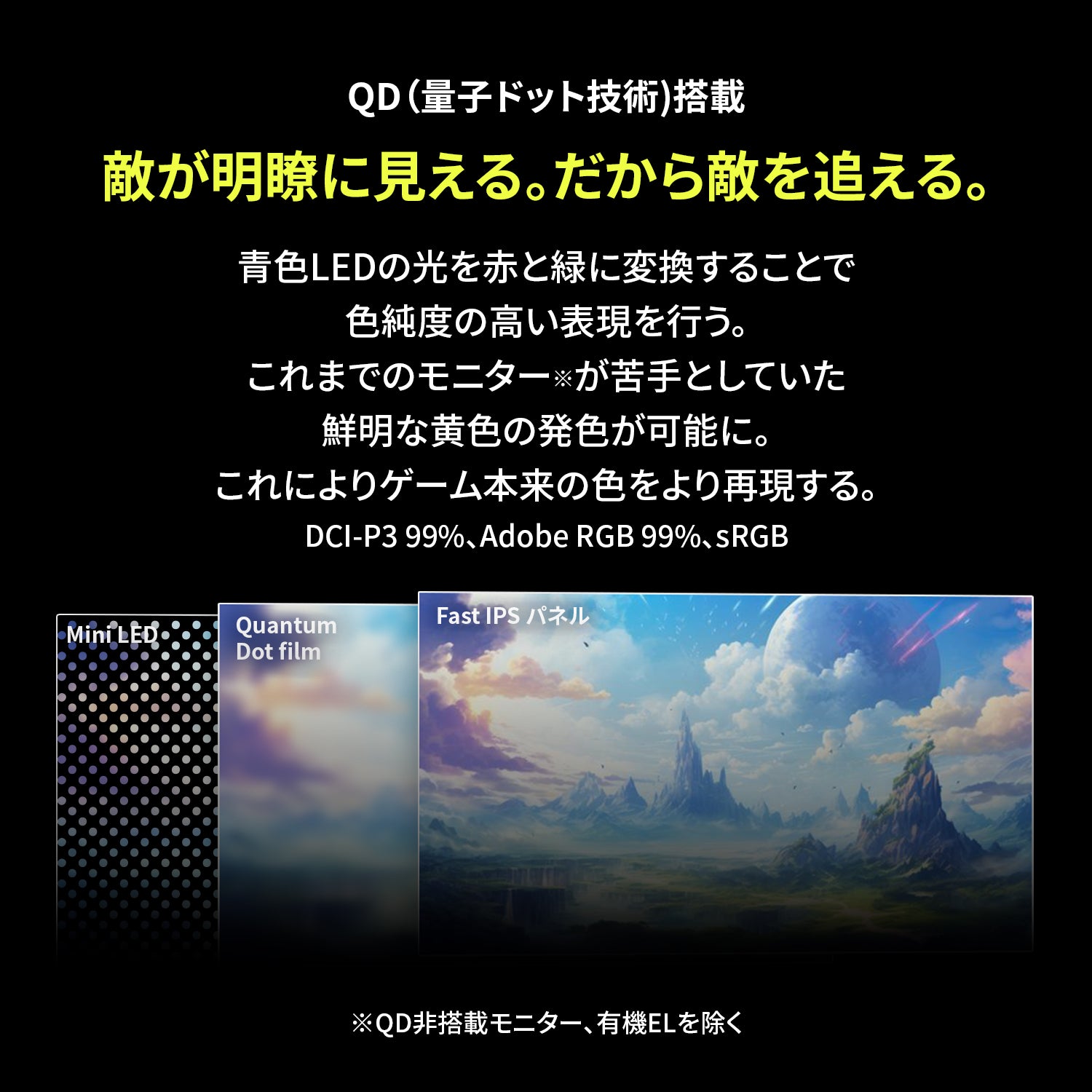 【予約受付中】THE SHOOTER – Gaming Monitor 24” ゲーミングモニター 3年保証 thumbnail 6