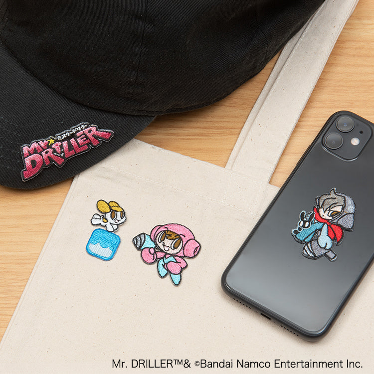 【予約受付中】ミスタードリラー 刺繍ステッカー (ミスタードリラー タイトルロゴ、ホリ・ススム、ホリ・アタル、プチ&ブロック) thumbnail 3