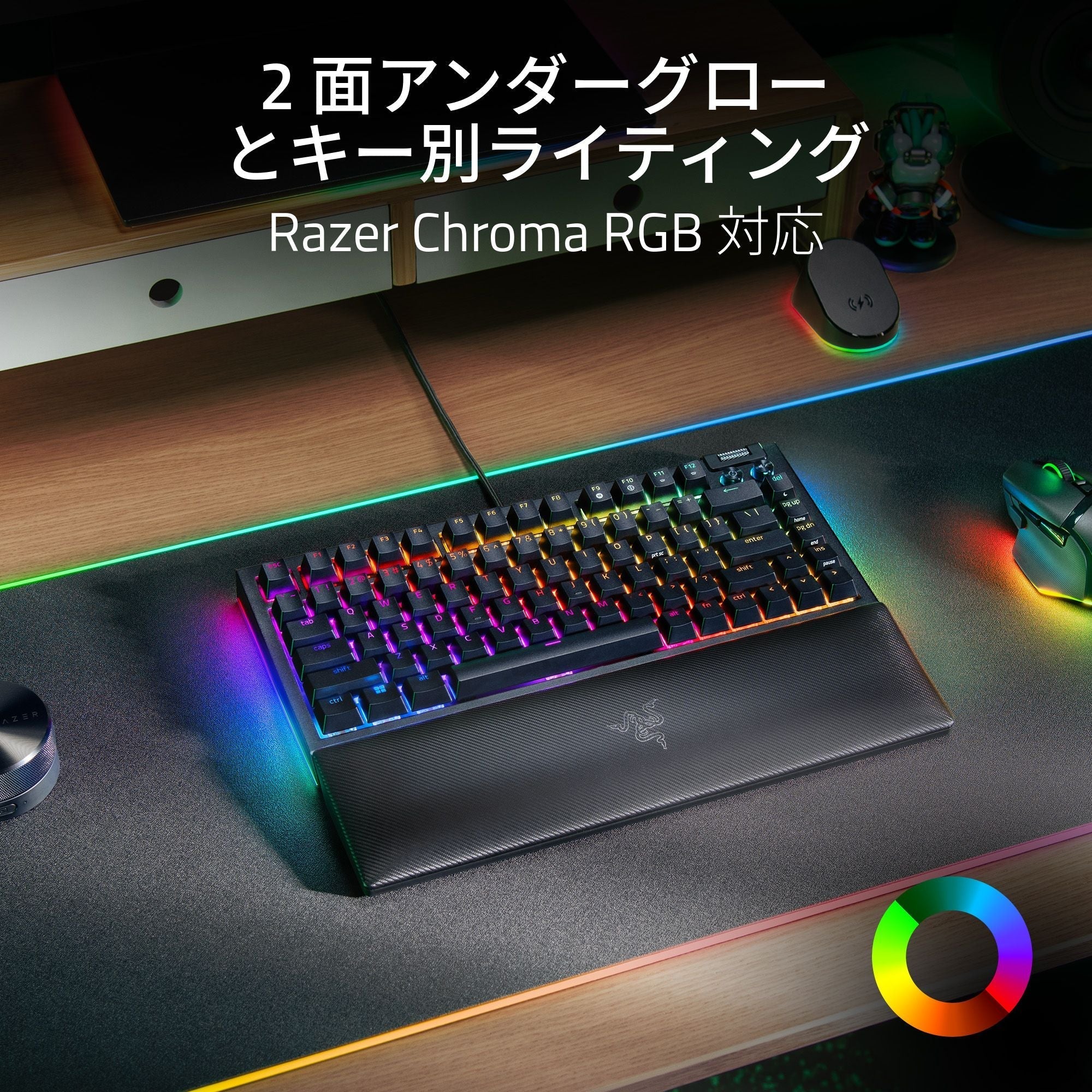 【アウトレット/パッケージ不良品】Razer BlackWidow V4 75% JP White Edition  ブラックウィドウ ブイフォー 75パーセント ジェーピー ホワイト エディション thumbnail 6