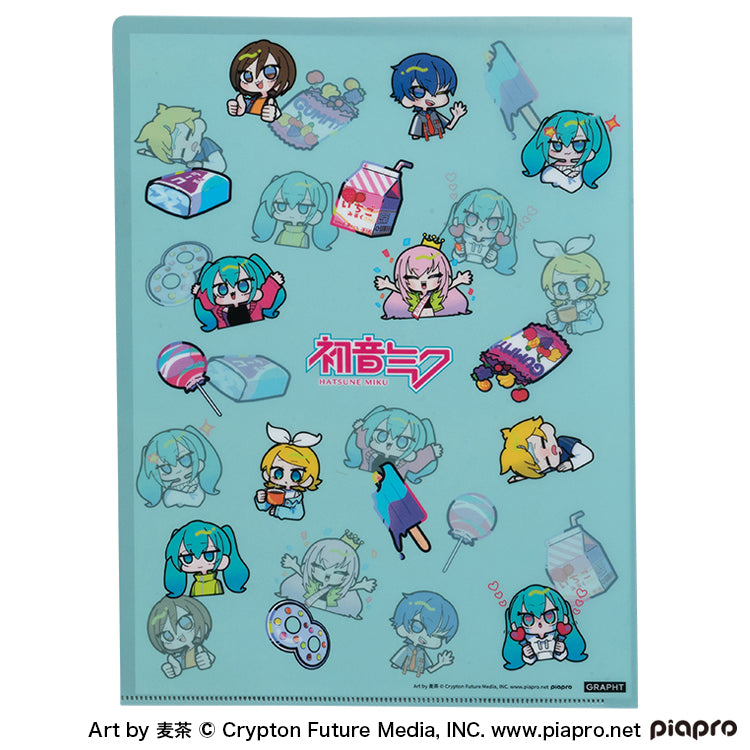 【予約受付中】初音ミク クリアファイル 2枚セット (初音ミク Art by 麦茶) thumbnail 4