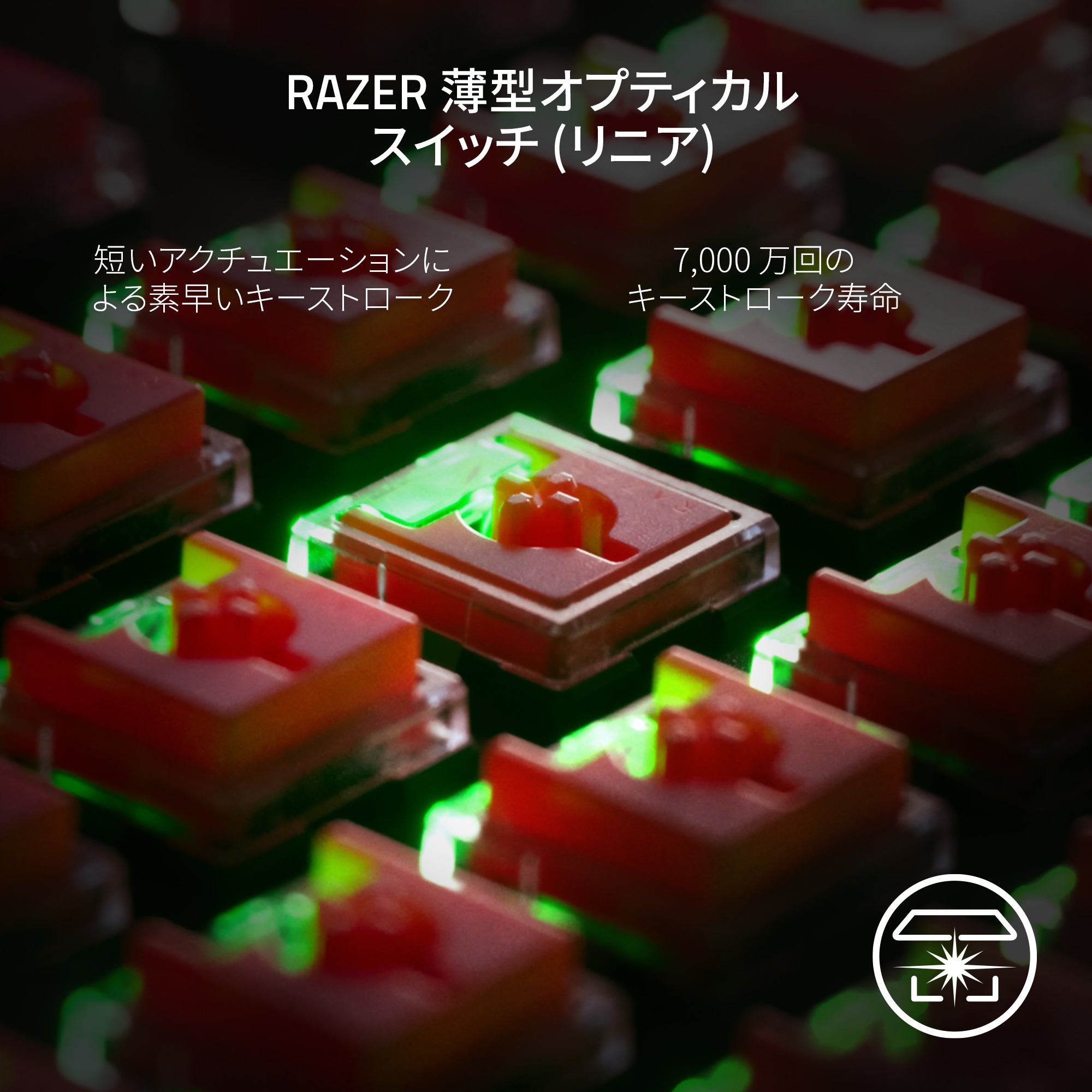 Razer DeathStalker V2 Pro Tenkeyless JP White Edition Linear Optical Switch デスストーカー ブイツー プロ テンキーレス ジェーピー ホワイトエディション リニア オプティカルスイッチ thumbnail 2