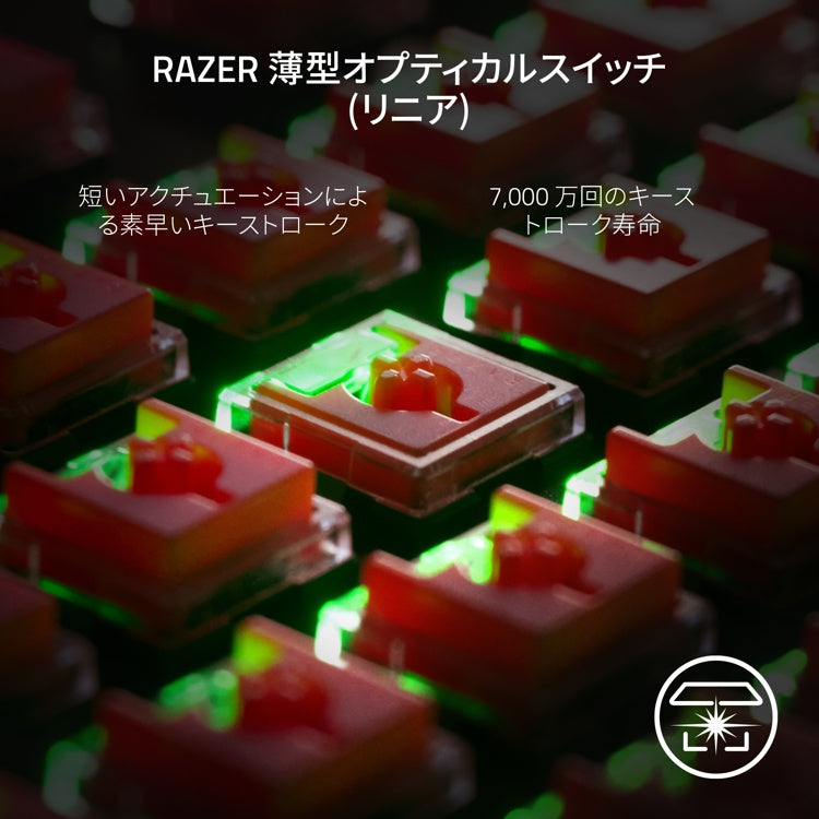 Razer DeathStalker V2 Pro JP Tenkeyless   デスストーカー ブイツー プロ ジェーピー テンキーレス thumbnail 2