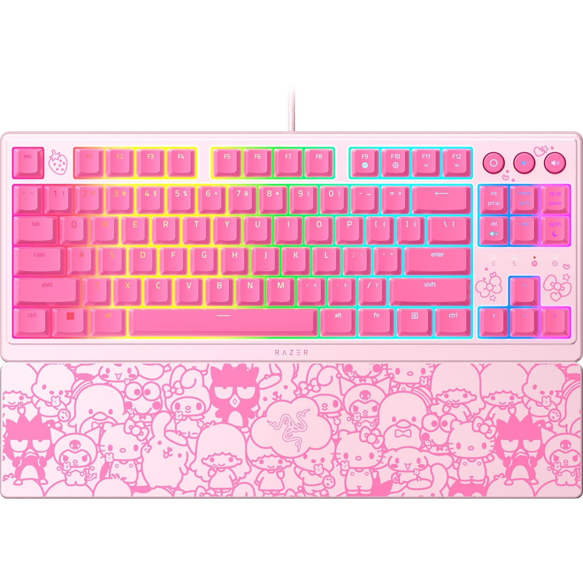 Razer Ornata V3 Tenkeyless Hello Kitty and Friends Edition  オルナタ ブイスリー テンキーレス ハローキティ アンド フレンズ エディション