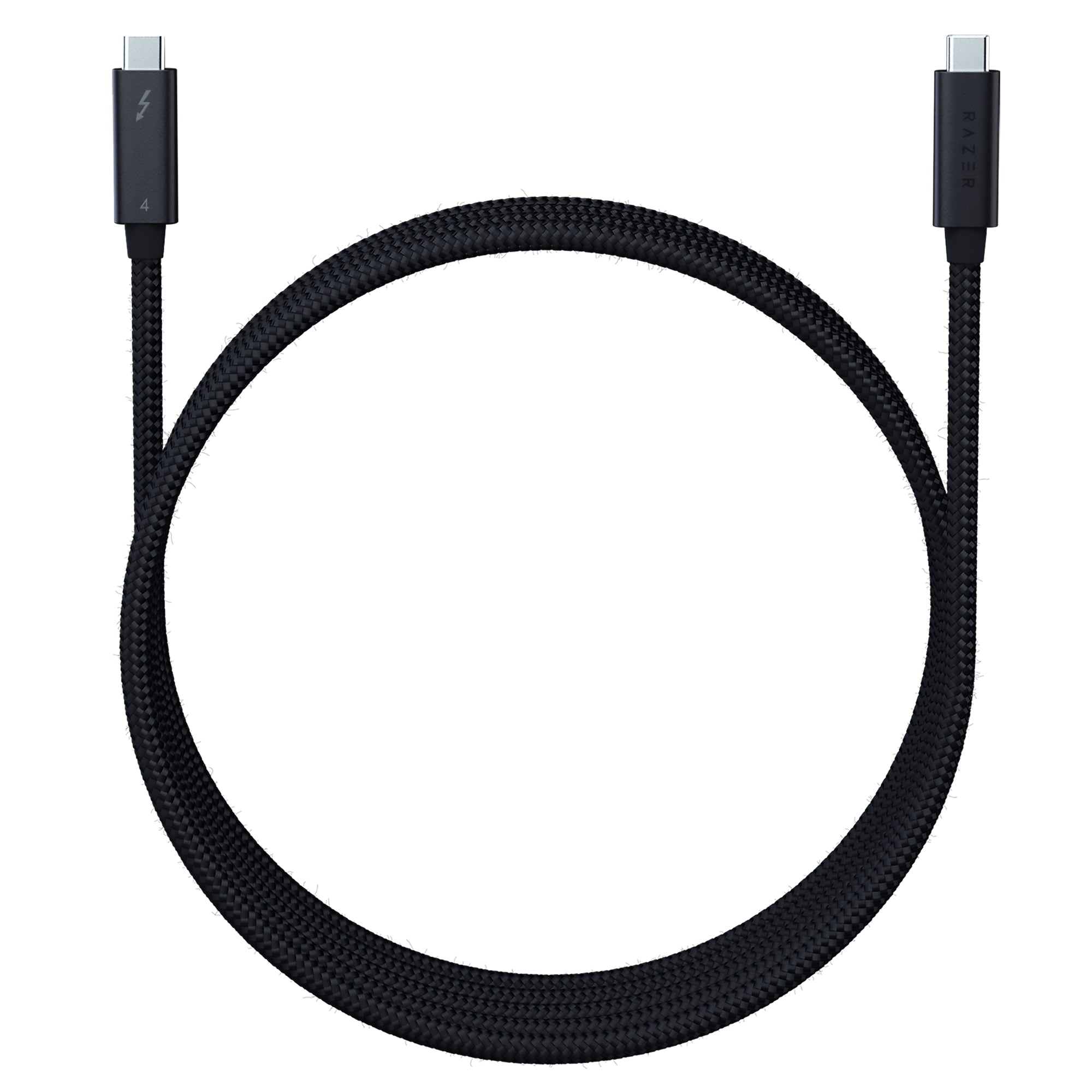Razer Thunderbolt 4 Cable Black (2.0m)  サンダーボルト 4 ケーブル ブラック