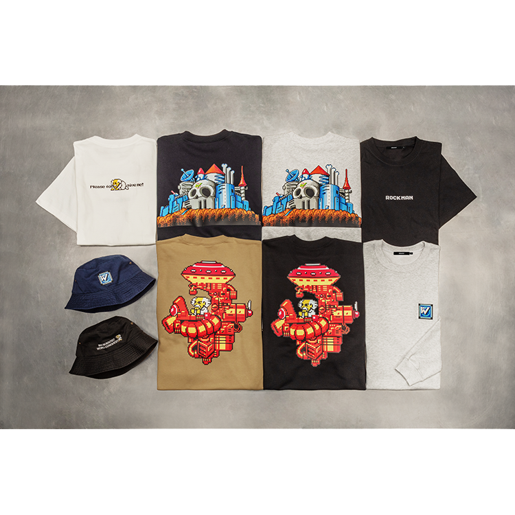 ロックマン レトロワイリーシリーズ ワイリーマシーン1号 プリント ロックマン レトロワイリーシリーズ ワイリーマシーン1号 プリント