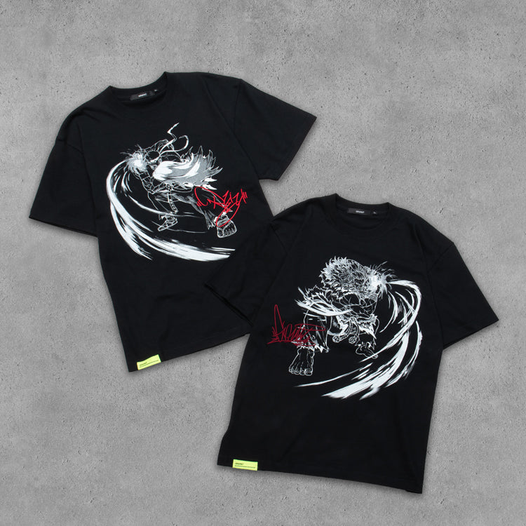 【予約受付中】ストリートファイター Battle Canvas Series Tシャツ (ストリートファイター6 豪鬼) ブラック thumbnail 2