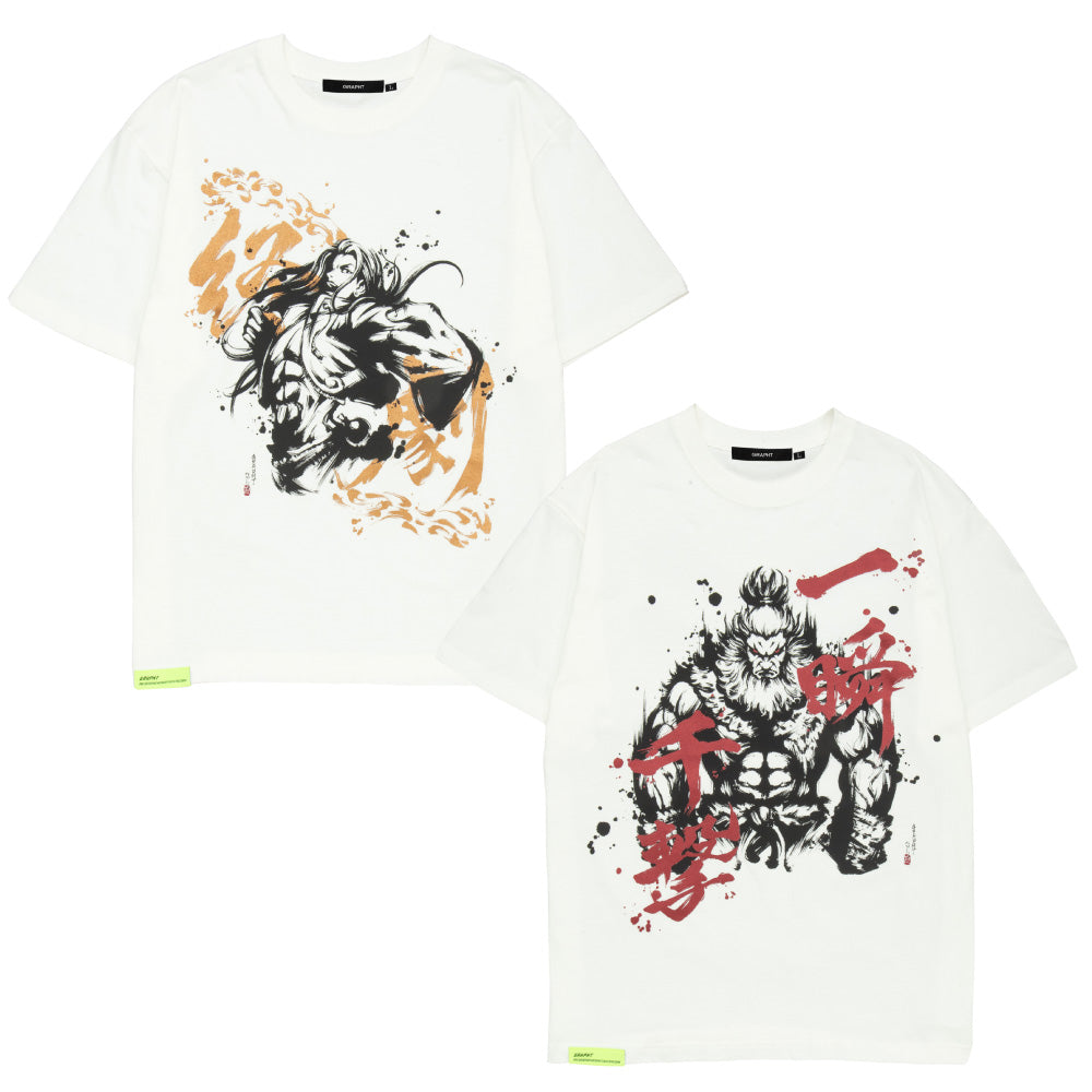 【予約受付中】ストリートファイター Special Moves Series Tシャツ (ストリートファイター6 ジェイミー / 豪鬼) バニラホワイト