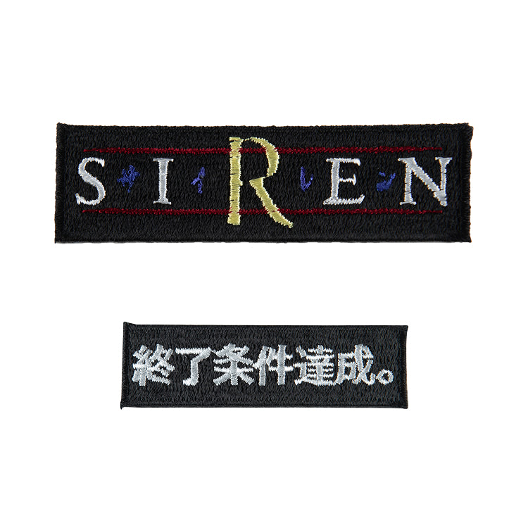 【予約受付中】SIREN 刺繍ステッカー (SIREN 初代タイトル/終了条件達成。)