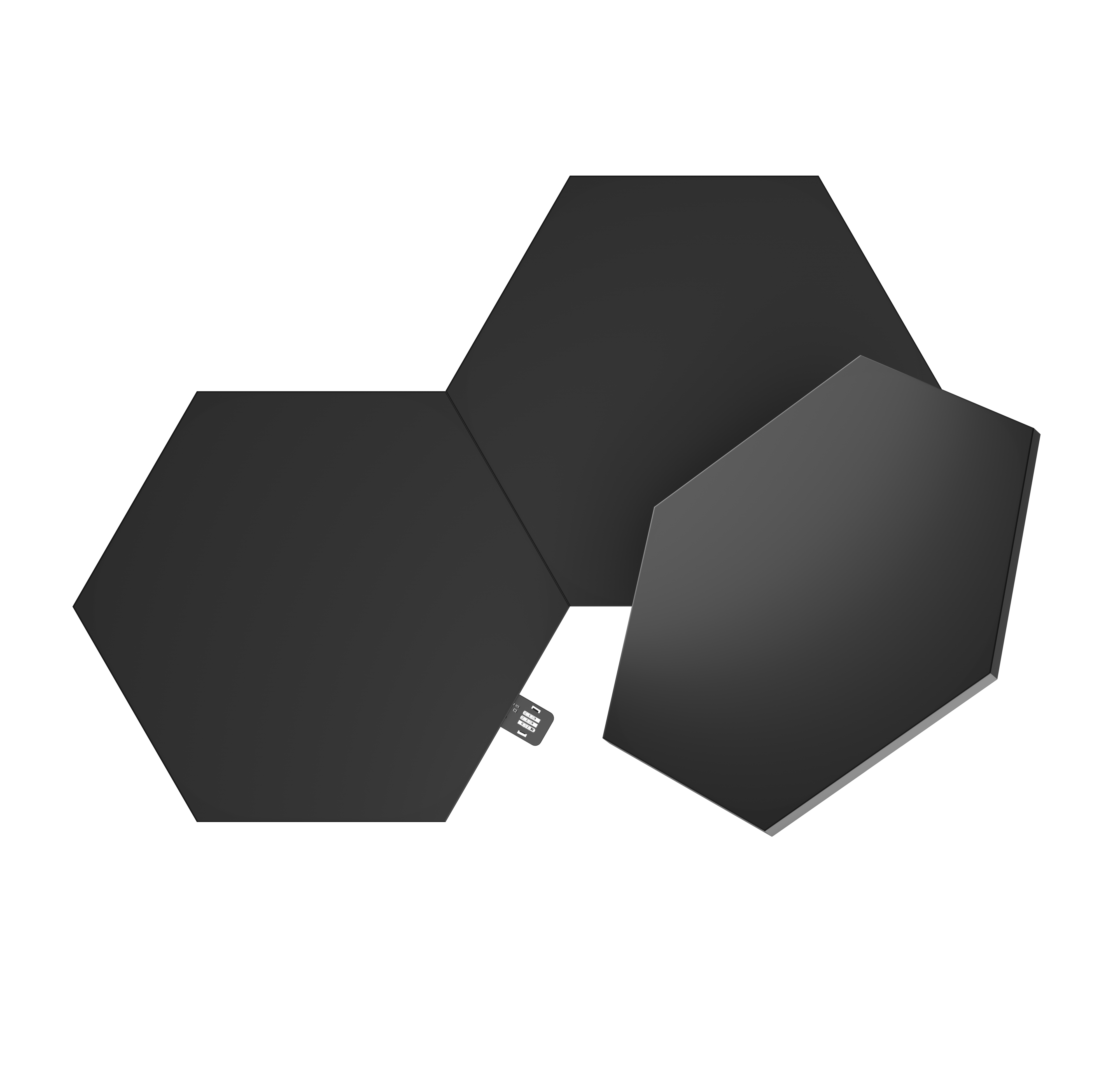 Nanoleaf Shapes ブラックヘキサゴン 拡張パック(3枚入り)