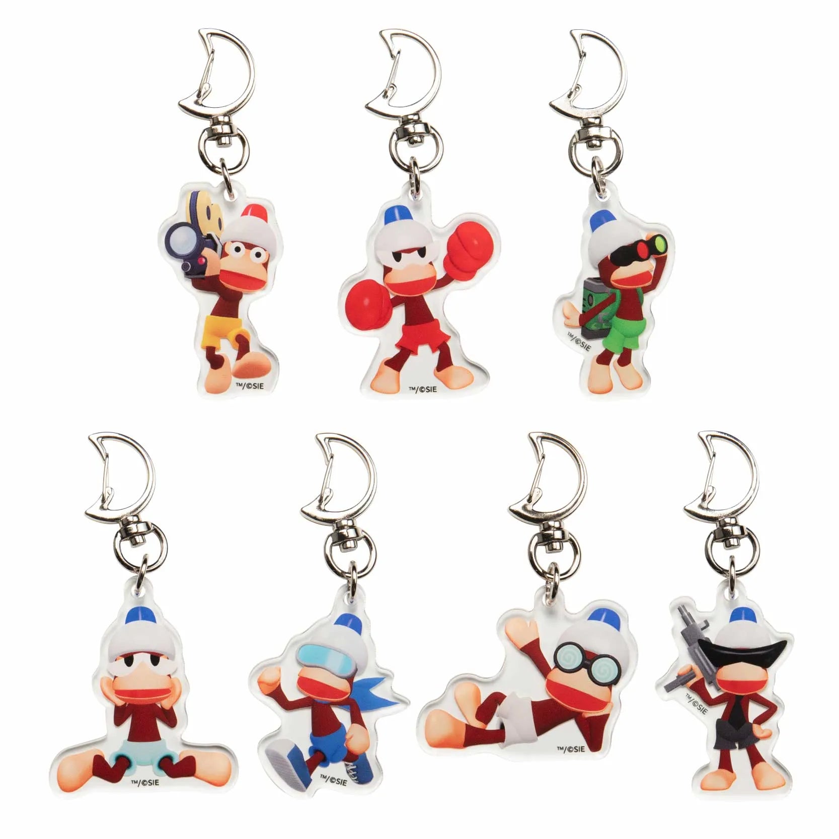 【予約受付中】【コンプリートセット(全7種)】サルゲッチュ トレーディングアクリルキーホルダー vol.2 7個入り