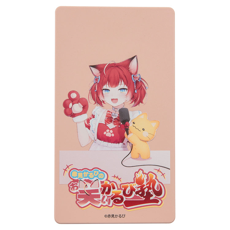 赤見かるびの「お笑いかるび塾」モバイルバッテリー 4000mAh ピンク ※赤見かるびの「お笑いかるび塾」オフィシャルグッズ 税込3,000円以上で送料無料!他の商品含む場合は税込10,000円以上!