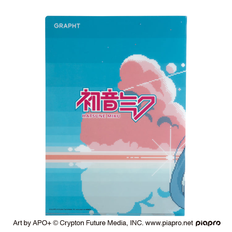 【予約受付中】初音ミク クリアファイル Art by APO＋　※初音ミクコラボグッズ 税込5,000円以上で基本送料無料 thumbnail 2