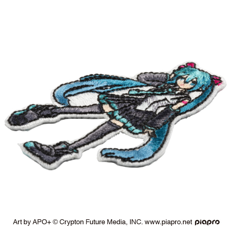 【予約受付中】初音ミク 刺繍ステッカー ミク Art by APO＋　※初音ミクコラボグッズ 税込5,000円以上で基本送料無料 thumbnail 2