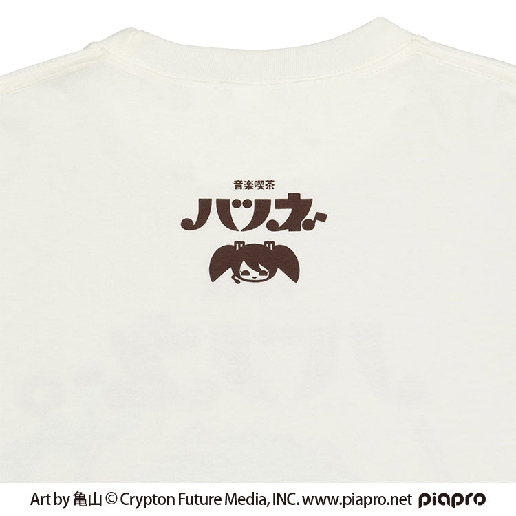 【予約受付中】初音ミク Tシャツ (初音ミク Art by 亀山 ラジカセ) バニラホワイト thumbnail 5