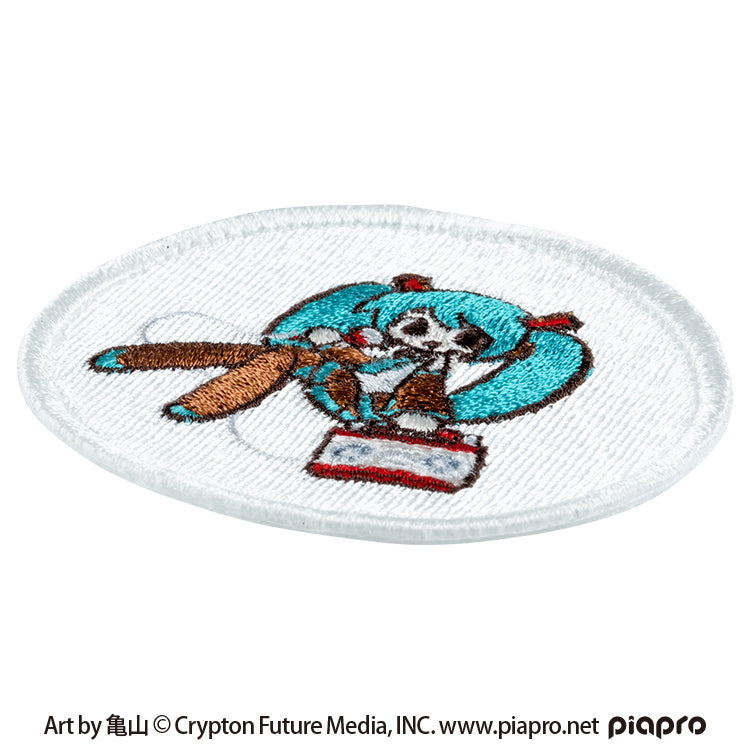 【予約受付中】初音ミク 刺繍ワッペン 3個セット (初音ミク Art by 亀山) thumbnail 6