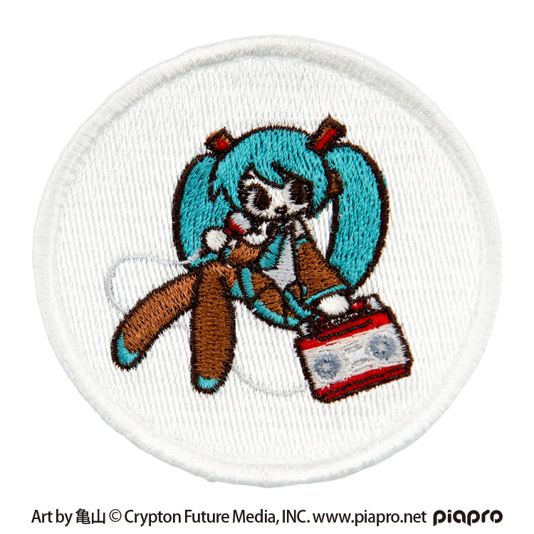 【予約受付中】初音ミク 刺繍ワッペン 3個セット (初音ミク Art by 亀山) thumbnail 5