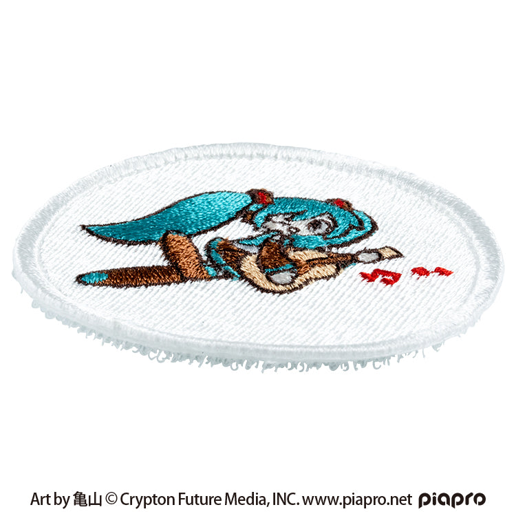 【予約受付中】初音ミク 刺繍ワッペン 3個セット (初音ミク Art by 亀山) thumbnail 8