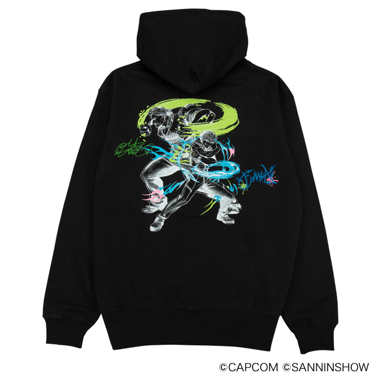 【予約受付中】ドンピシャ×ガイル パーカー (ドンピシャ×ガイル Ver.1) ブラック thumbnail 7