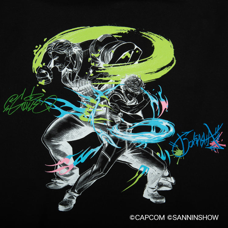 【予約受付中】ドンピシャ×ガイル パーカー (ドンピシャ×ガイル Ver.1) ブラック thumbnail 9